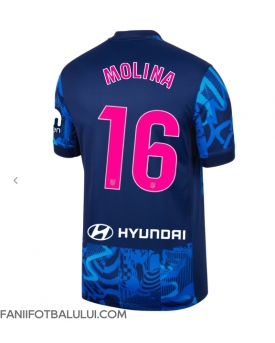 Atletico Madrid Nahuel Molina #16 Tricou Fotbal Replică 2024-25 Barbati Treilea